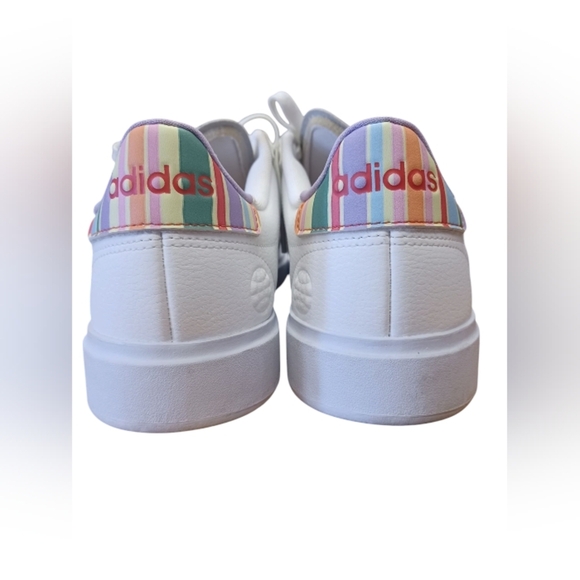 Adidas Grand Court EUC White Shoes Size 11 - Picture 5 of 8